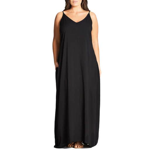 nordstrom.com, City Chic Trendy Plus Size V-Neck Maxi Dress