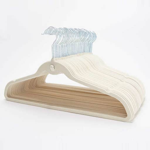 qvc.com, ClutterFree Set Of 50 Universal Hangers