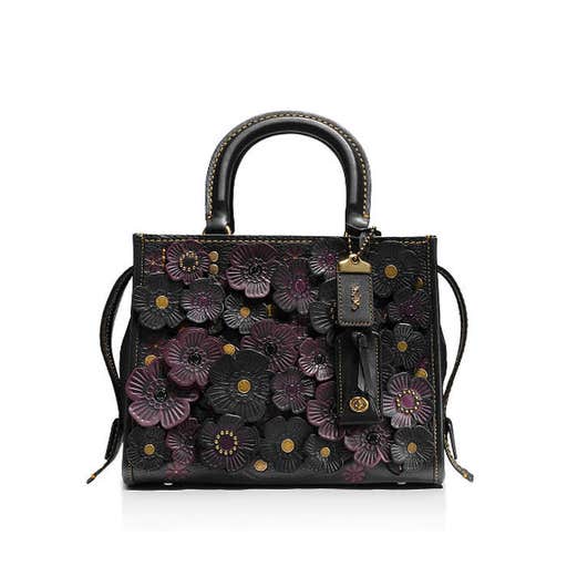 bloomingdales.com, Coach 1941 Rogue 25 in Glovetanned Pebble Leather with Tea Roses