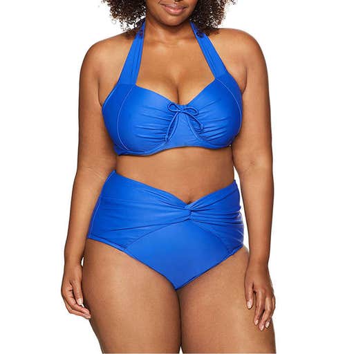 amazon.com, Coastal Blue Plus Size Bikini Top and Plus Size Bikini Bottom
