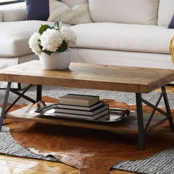 Coastal Farmhouse Kinsella Coffee Table with Storage
