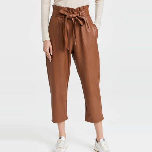 shopbop.com, Commando Faux Leather Paperbag Pants