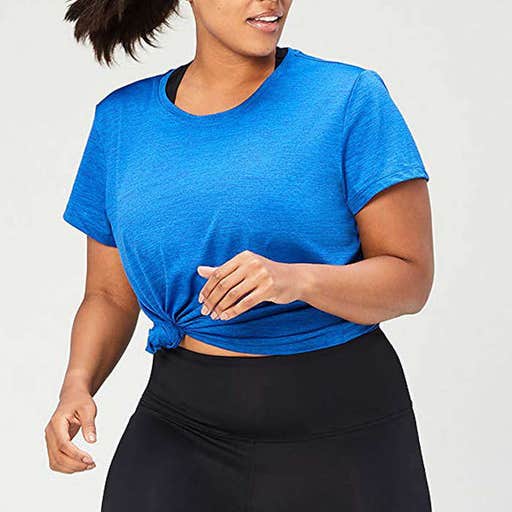 amazon.com, Core 10 Fitted Cap Sleeve Workout Tee