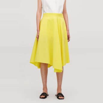 COS Asymmetric-Hem Skirt