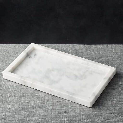 crateandbarrel.com, Crate&Barrel French Kitchen Marble Rectangle Tray