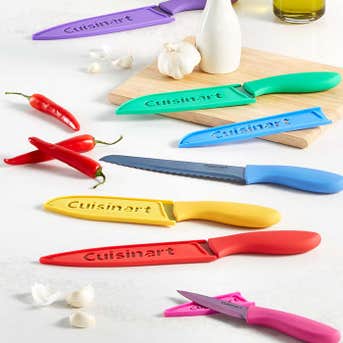 Cuisinart 12-Pc. Soft Grip Metallic Coated Cutlery Set