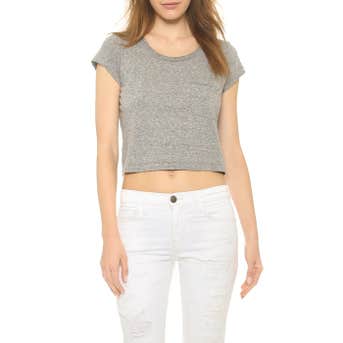 Current/Elliott The Boxy Crop Tee