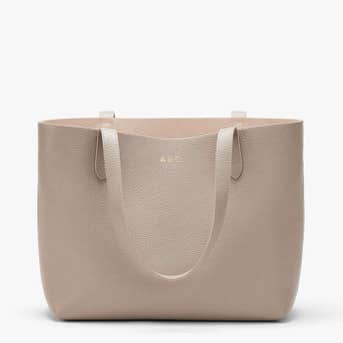 Cuyana Small Structured Leather Tote