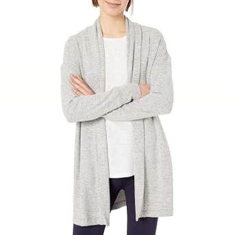 Daily Ritual Cozy Knit Open Cardigan
