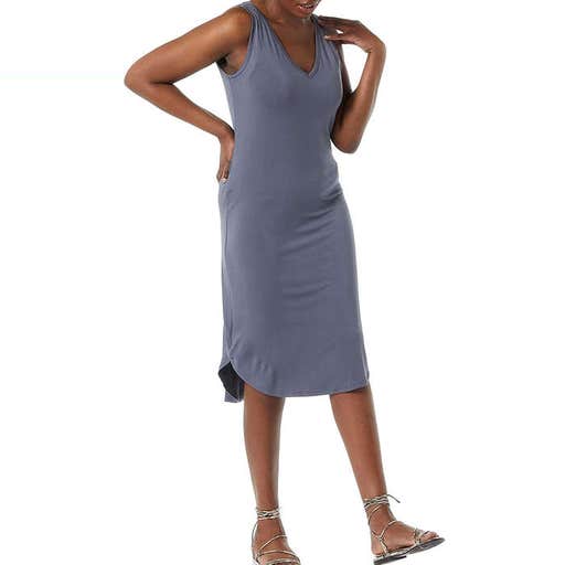 amazon.com, Daily Ritual Jersey Sleeveless V-Neck Midi Dress