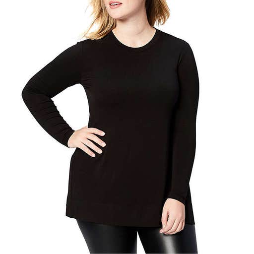 amazon.com, Daily Ritual Long-Sleeve Split-Hem Tunic