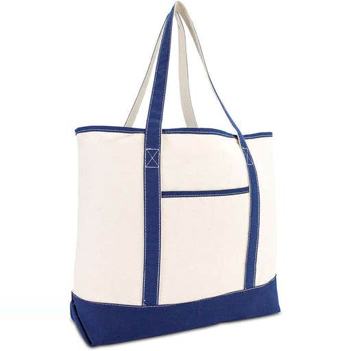 amazon.com, Dalix Open Top Tote Bag With Outer Pocket