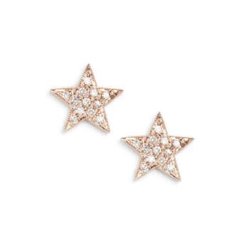 Dana Rebecca Designs Julianne Himiko Diamond Star Stud Earrings