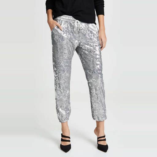 shopbop.com, David Lerner Sequin Jogger Pants