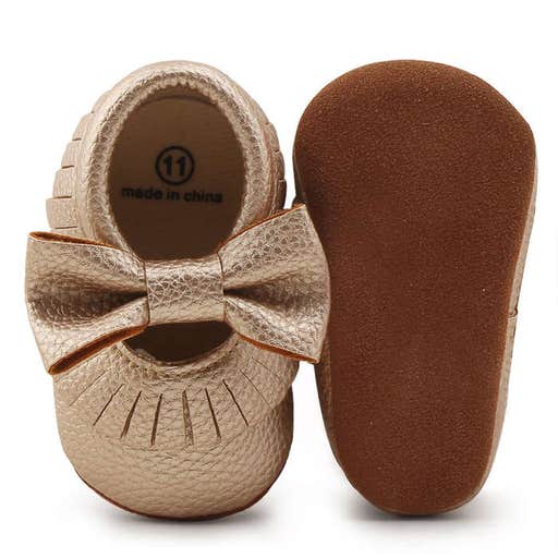 amazon.com, Delebao Baby Soft Sole Tassel Bowknot Moccasins