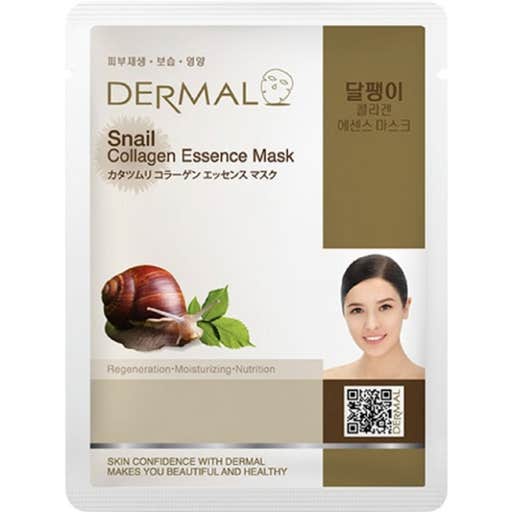 amazon.com, Dermal Korea Collagen Essence Full Face Facial Mask Sheet - Snail