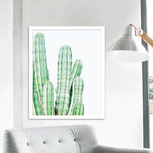 etsy.com, DeziDeziDesigns Cactus Art Print