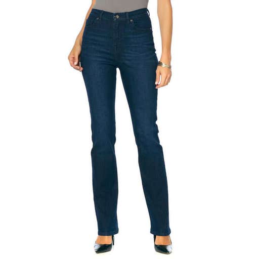 hsn.com, DG2 By Diane Gilman Classic Stretch Boot-Cut Jean