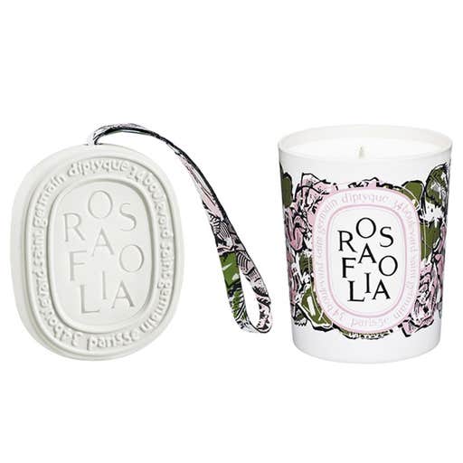 nordstrom.com, diptyque 'Rosafolia' Candle and Scented Oval (Limited Edition)