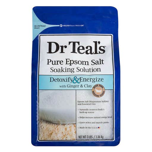 amazon.com, Dr. Teals Pure Epsom Salt Soaking Solution Detoxify & Energize