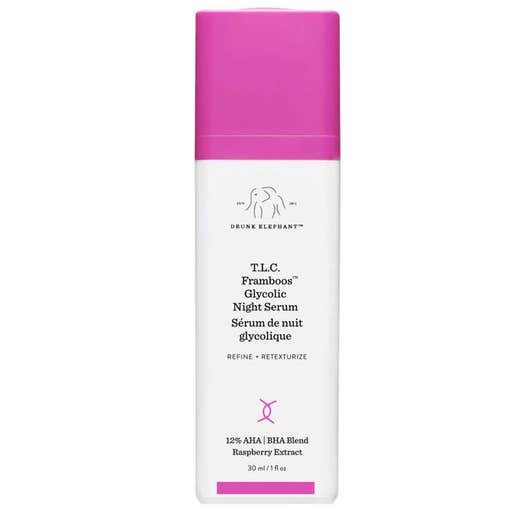 sephora.com, Drunk Elephant T.L.C. Framboos Glycolic Resurfacing Night Serum