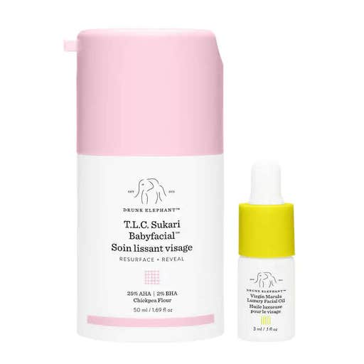 sephora.com, Drunk Elephant T.L.C. Sukari Babyfacial Aha + Bha Mask