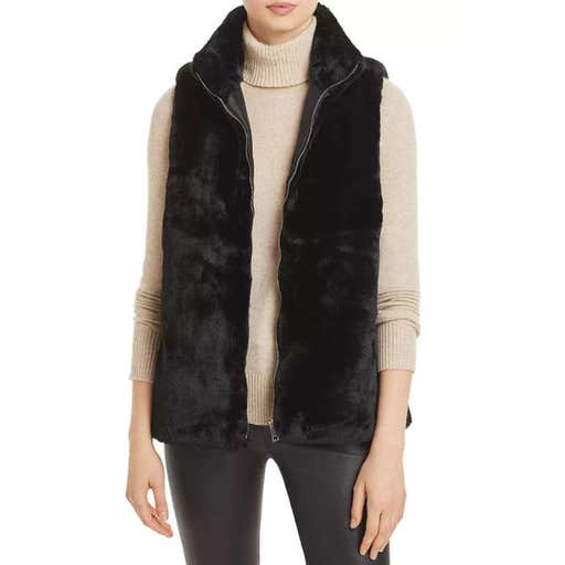 bloomingdales.com, Echo Faux Fur Zip Front Vest