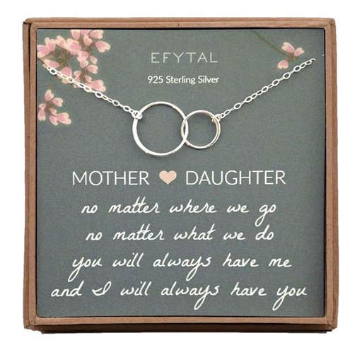 amazon.com, EFYTAL Mother & Child Necklace