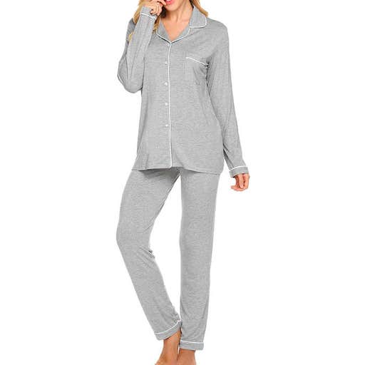 amazon.com, Ekouaer Pajamas Long Sleeve Sleepwear PJ Set