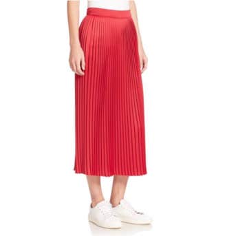 Anthropologie Gemma Pleated Skirt