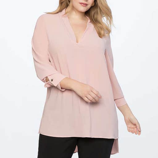 eloquii.com, Eloquii Easy V Neck Tunic