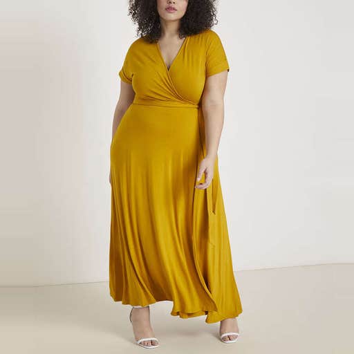eloquii.com, Eloquii Maxi Wrap Dress