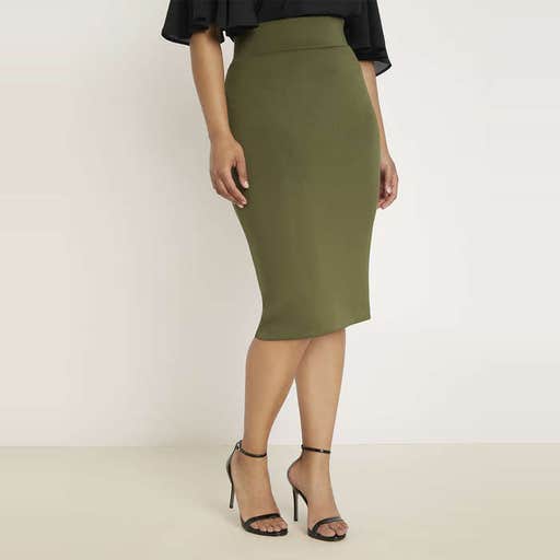 eloquii.com, Eloquii Neoprene Pencil Skirt