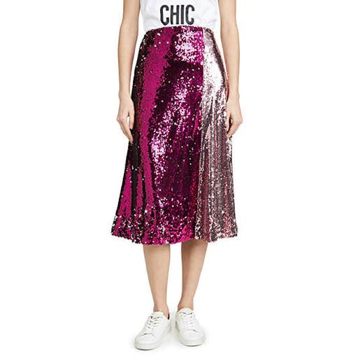 shopbop.com, Endless Rose Colorblock Sequin Skirt