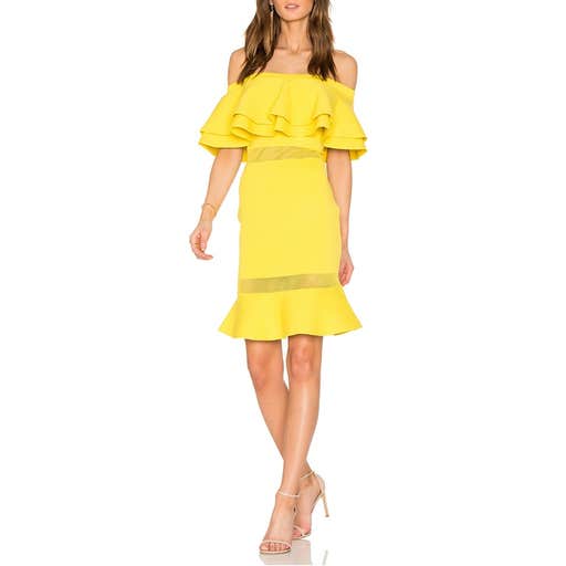 revolve.com, Endless Rose Flared Sweater Off The Shoulder Dress