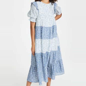 Endless Rose Floral Tiered Midi Dress