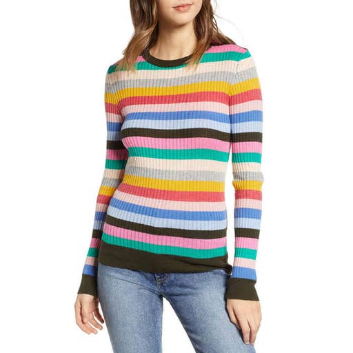 nordstrom.com, English Factory Multicolor Stripe Sweater