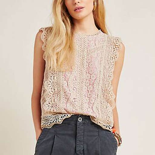anthropologie.com, Eri + Ali Sydney Lace Blouse