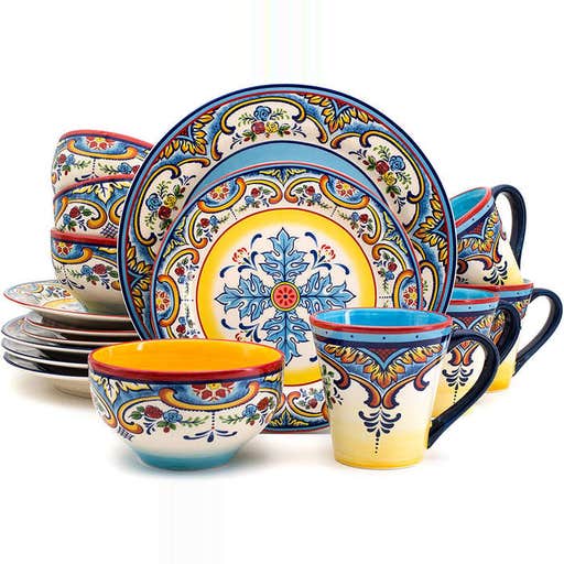 amazon.com, Euro Ceramica Inc. 16 Piece Dinnerware Set
