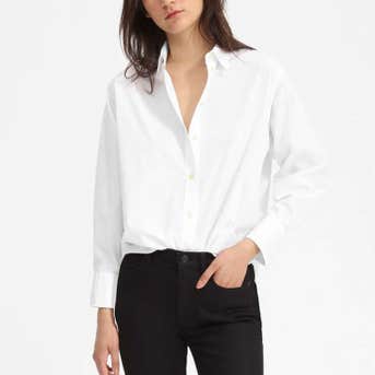Everlane The Poplin Oversized Shirt