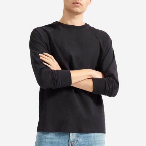 everlane.com, Everlane The Premium-Weight Long-Sleeve Crew