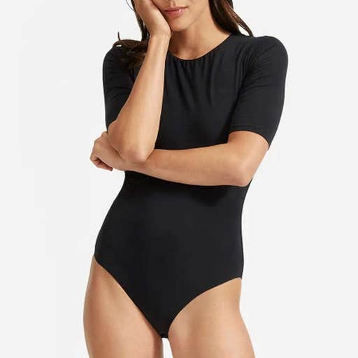 everlane.com, Everlane The Short-Sleeve Crew Neck Bodysuit