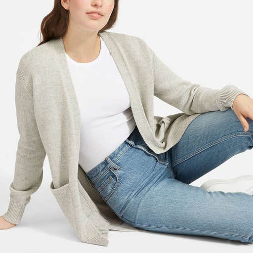 everlane.com, Everlane The Soft Cotton Square Cardigan
