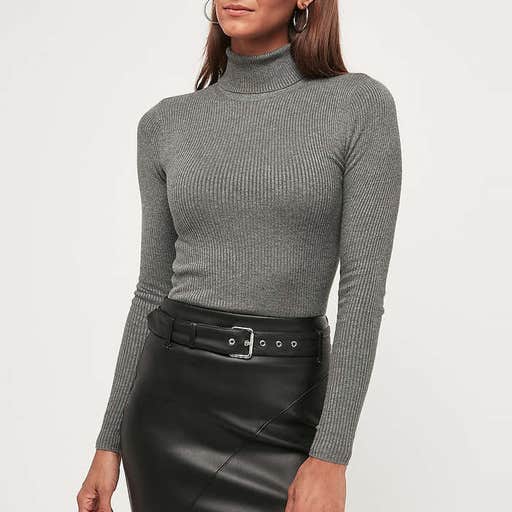 express.com, Express Ribbed Turtleneck Sweater
