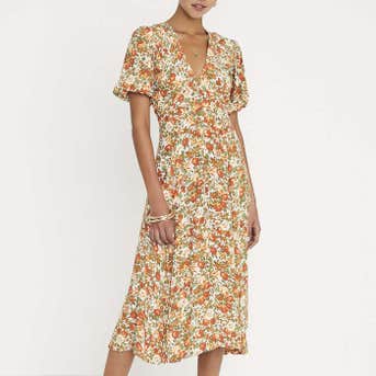 Faithfull The Brand Delia Floral Midi Dress