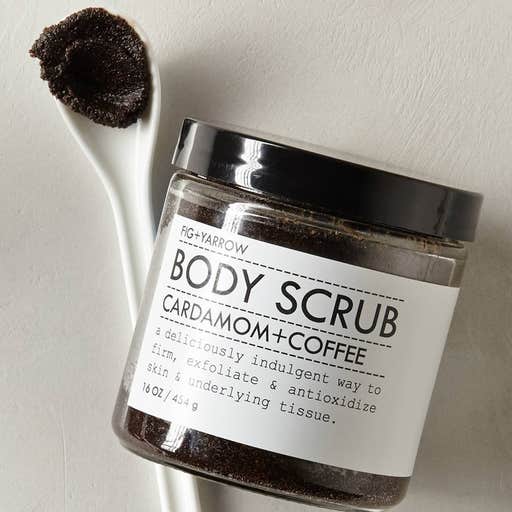 anthropologie.com, Fig + Yarrow Cardamom & Coffee Body Scrub
