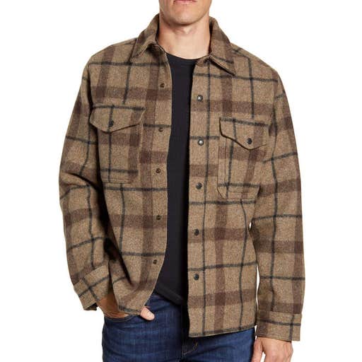 nordstrom.com, Filson Mackinaw Plaid Wool Flannel Shirt Jacket