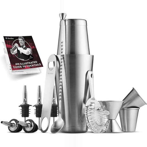 amazon.com, FineDine Premium Cocktail Shaker Bar Tools Set