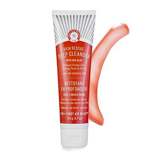 amazon.com, First Aid Beauty Skin Rescue Deep Cleanser With Red Clay