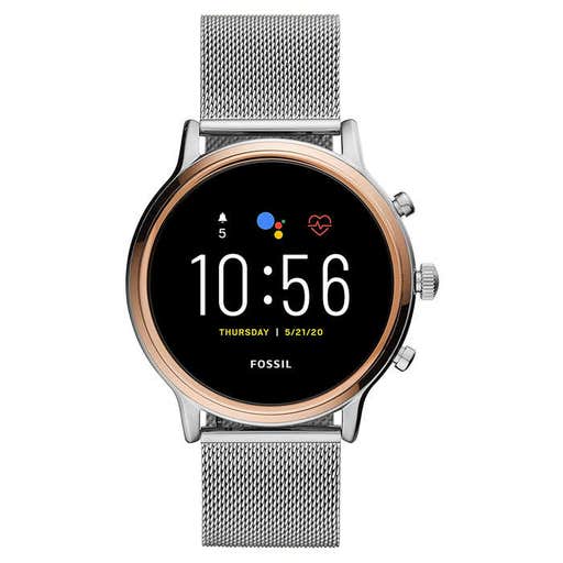 amazon.com, Fossil Gen 5 Julianna Stainless Steel Touchscreen Smartwatch